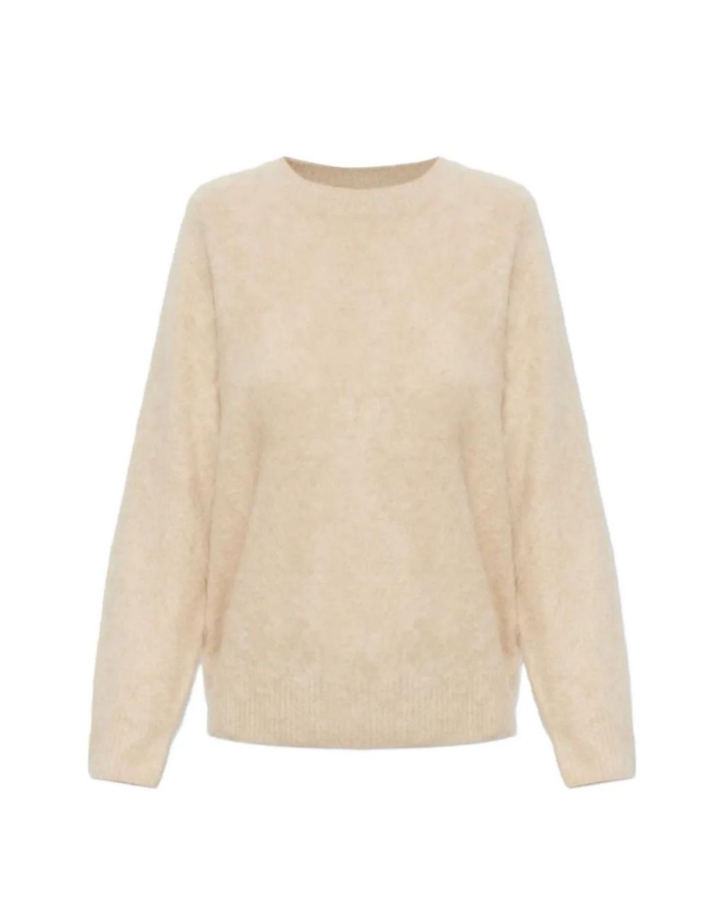 Forte_forte Natural Fine-Knit Cashmere Sweater