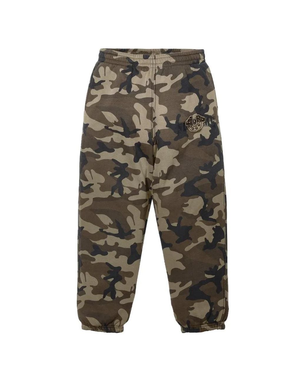 Supreme Gray Camouflage Track Pants for men