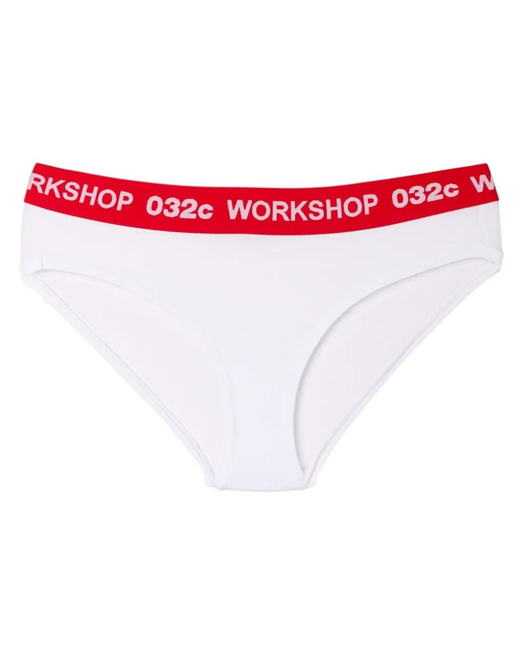 032c Red Logo Waistband Briefs
