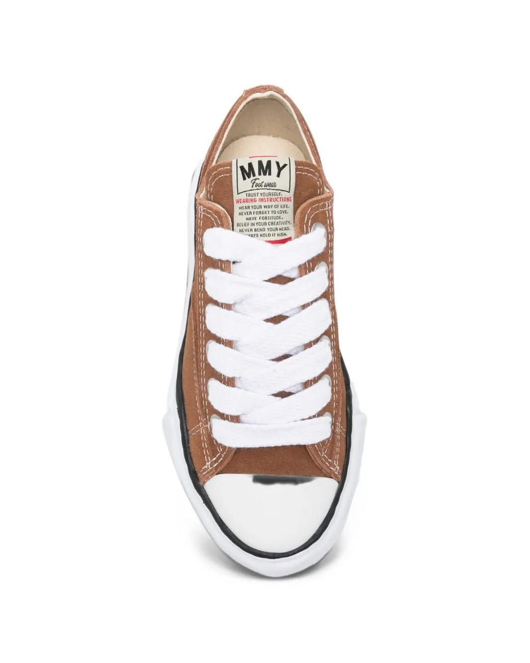 Maison Mihara Yasuhiro Brown Hank Og Warped-Sole Low-Top Sneakers