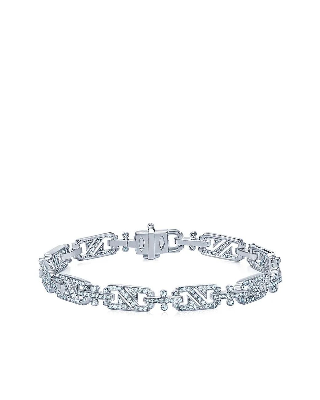 Kwiat White 18Kt Diamond Splendor Rectangular Link Bracelet