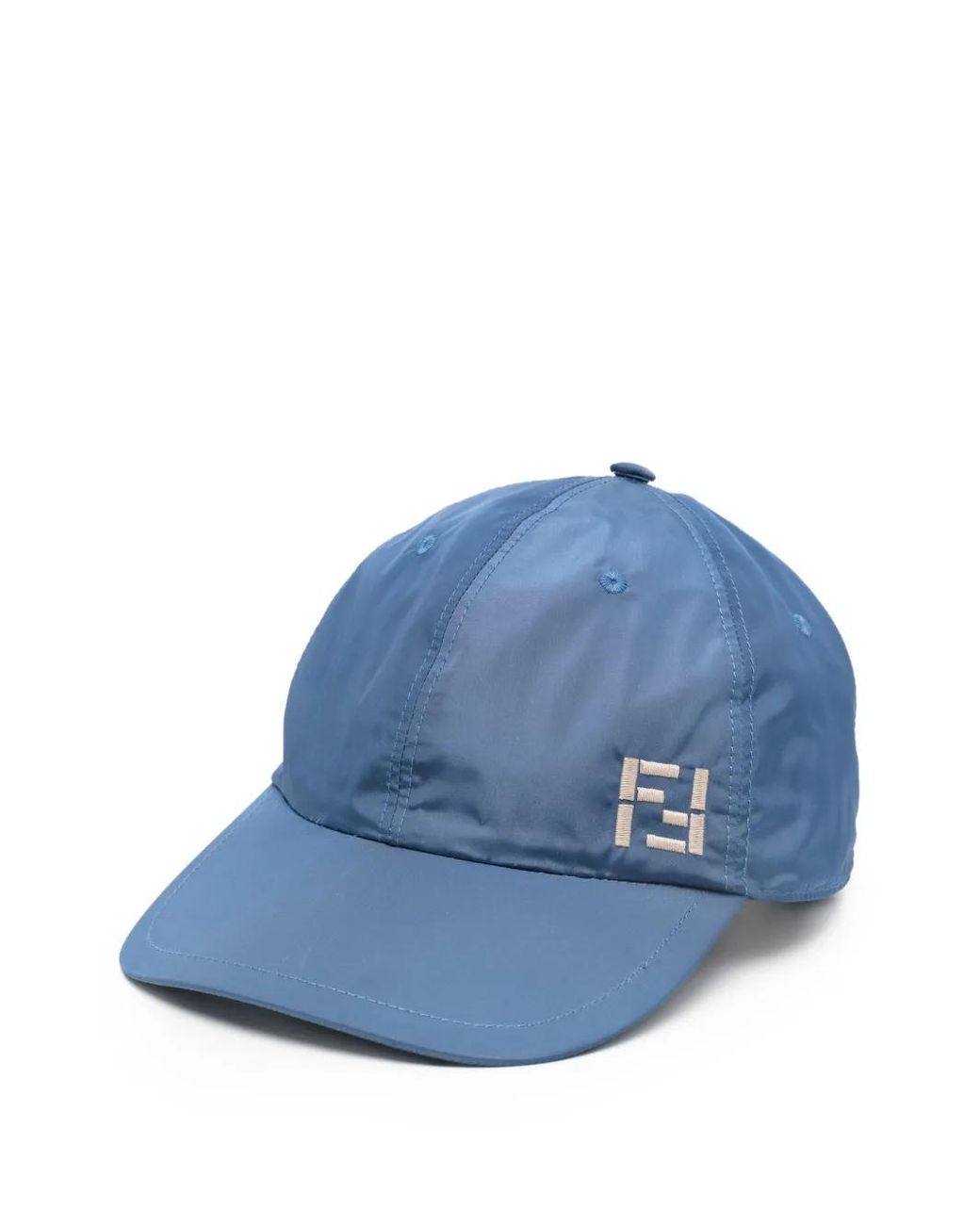 Fendi Blue Baseball Cap for men