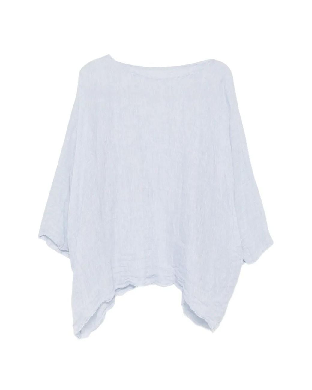 Daniela Gregis White Blouse À Encolure Bateau