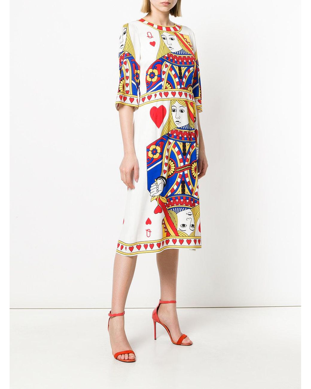 Dolce & Gabbana Queen Of Hearts Dress | Lyst