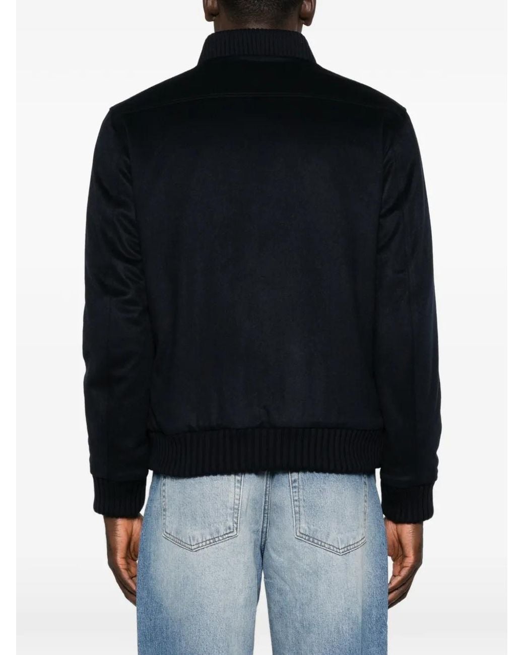 KIRED Black Reversible Zip-Up Jacket for men