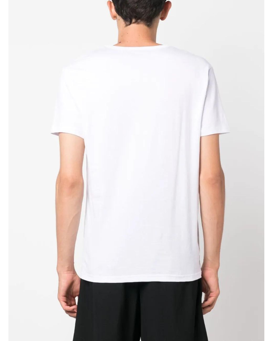 Paul Smith Black Organic Cotton Logo Lounge T-Shirts Pack Of Five for men