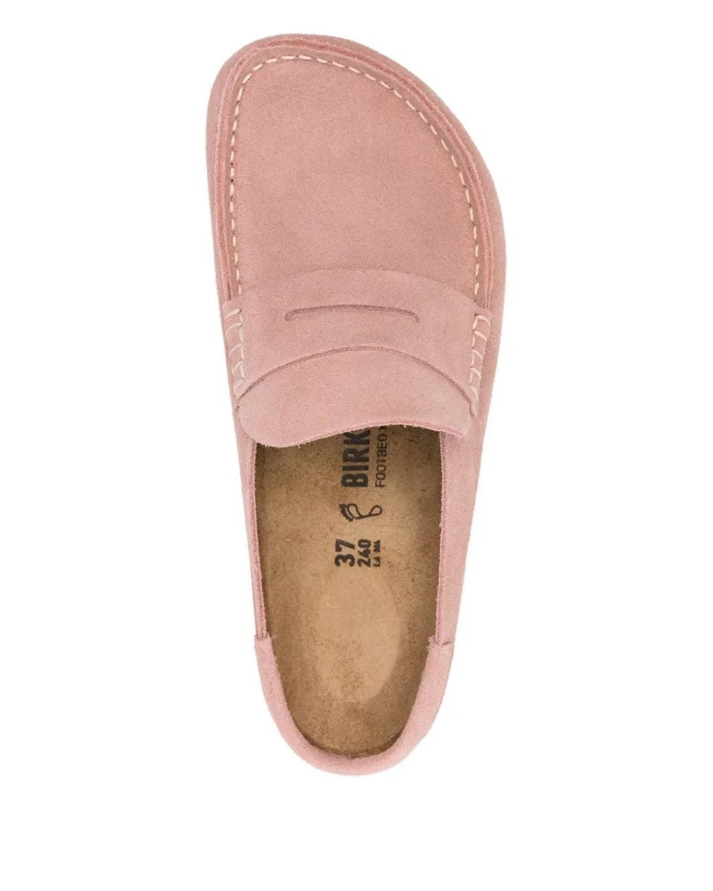 Birkenstock Pink Naples Wrapped Loafers
