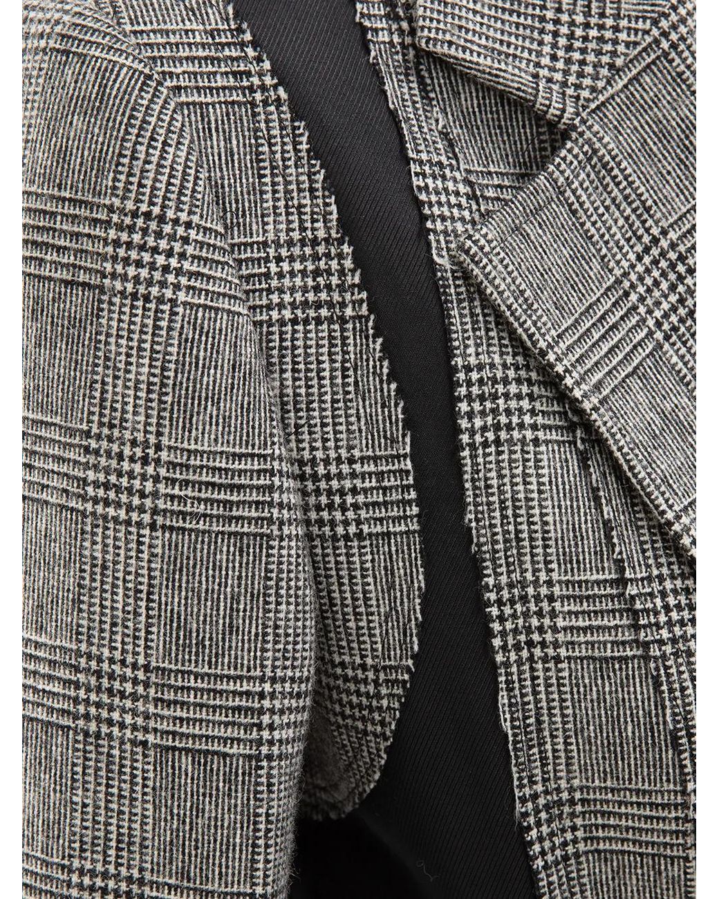 J.W. Anderson Gray Belted Patchwork Jacket