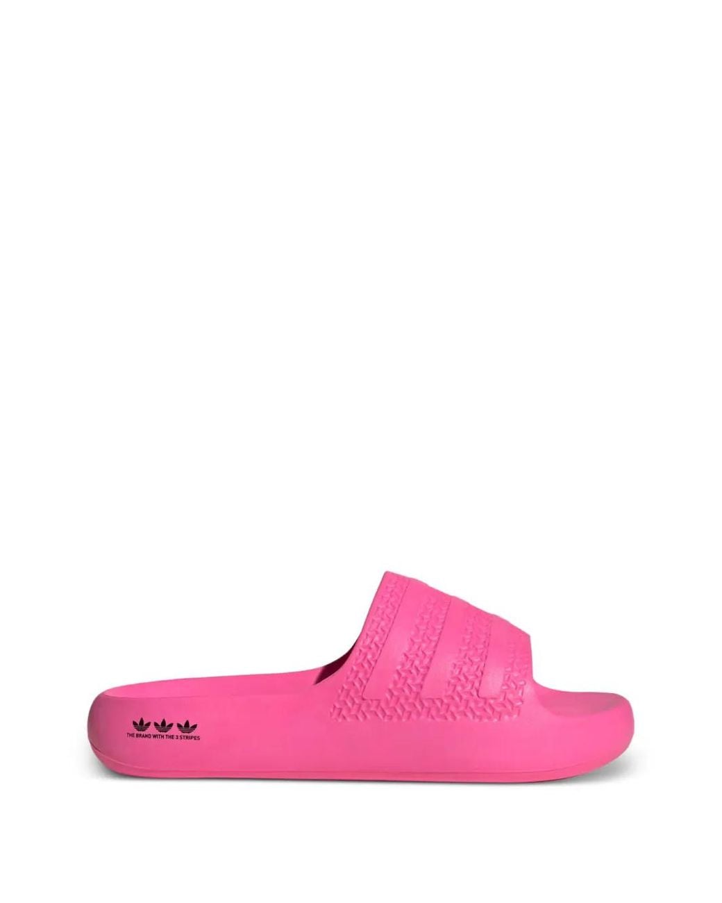 Adidas Pink Adilette Ayoon Textured Slides
