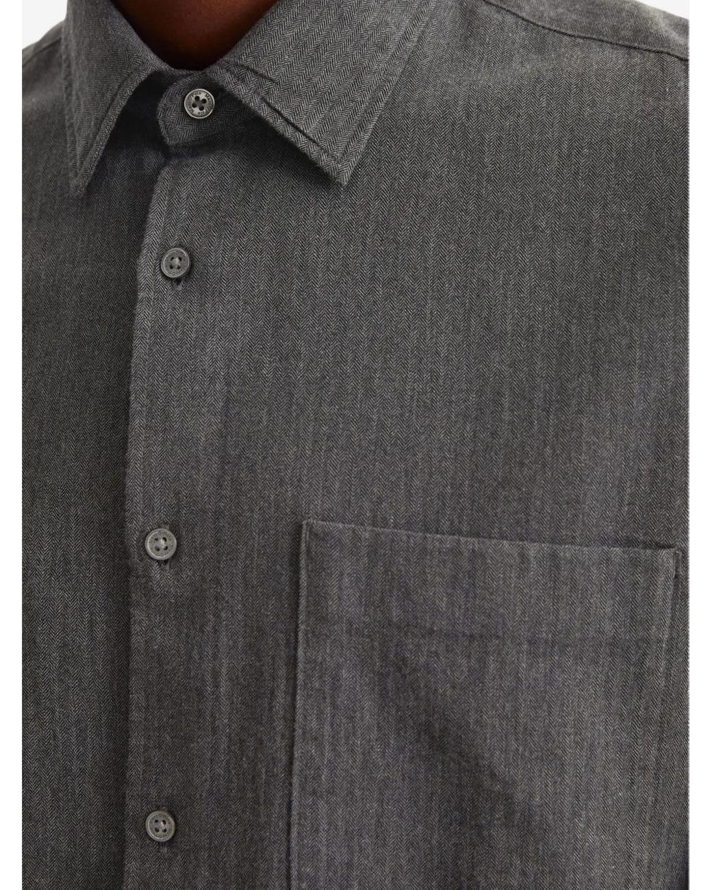 Marc O' Polo Gray Button-Up Shirt for men