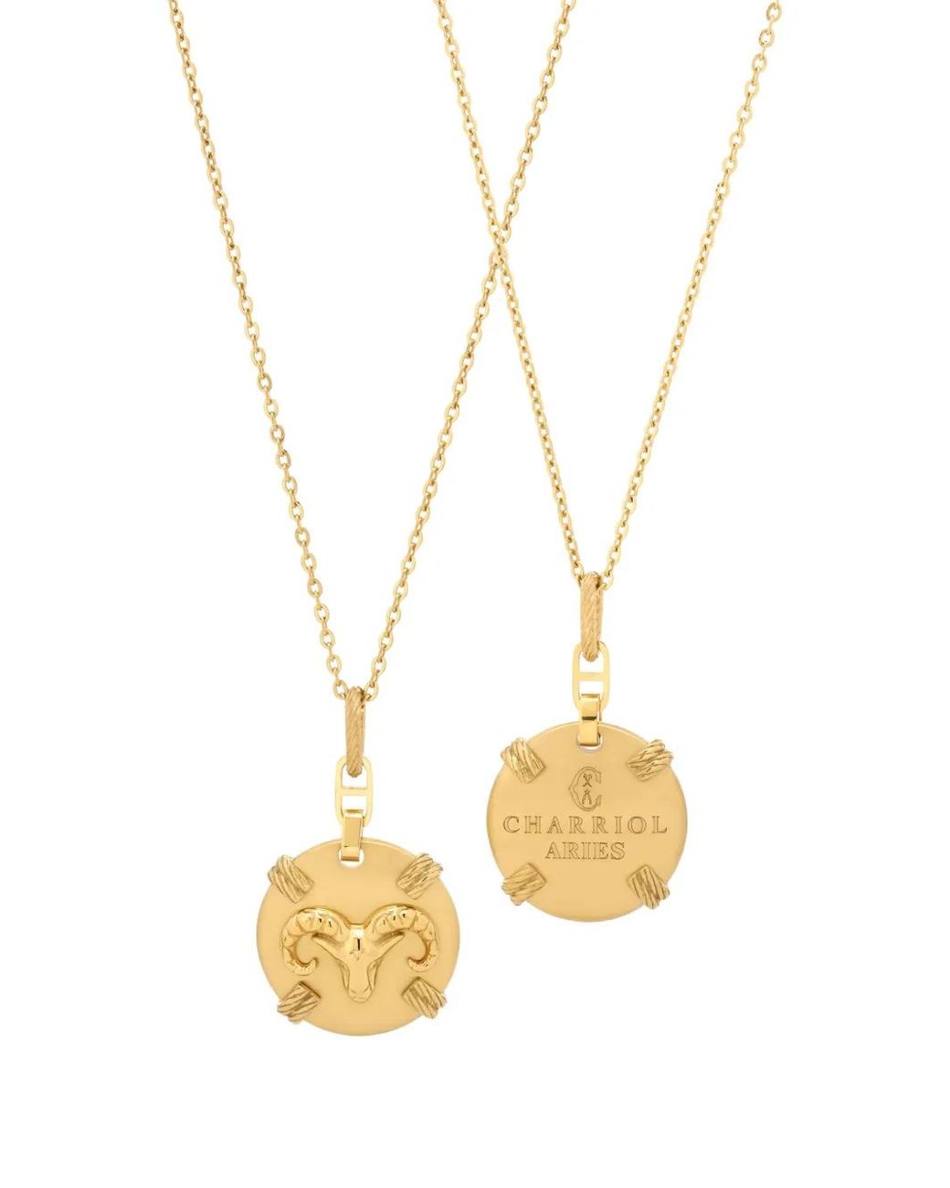 Charriol Metallic Zodiac Aries Necklace