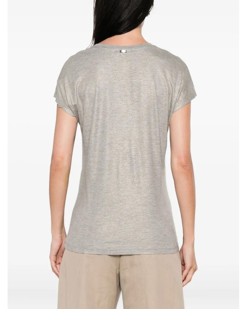 Herno Gray Viscose Top