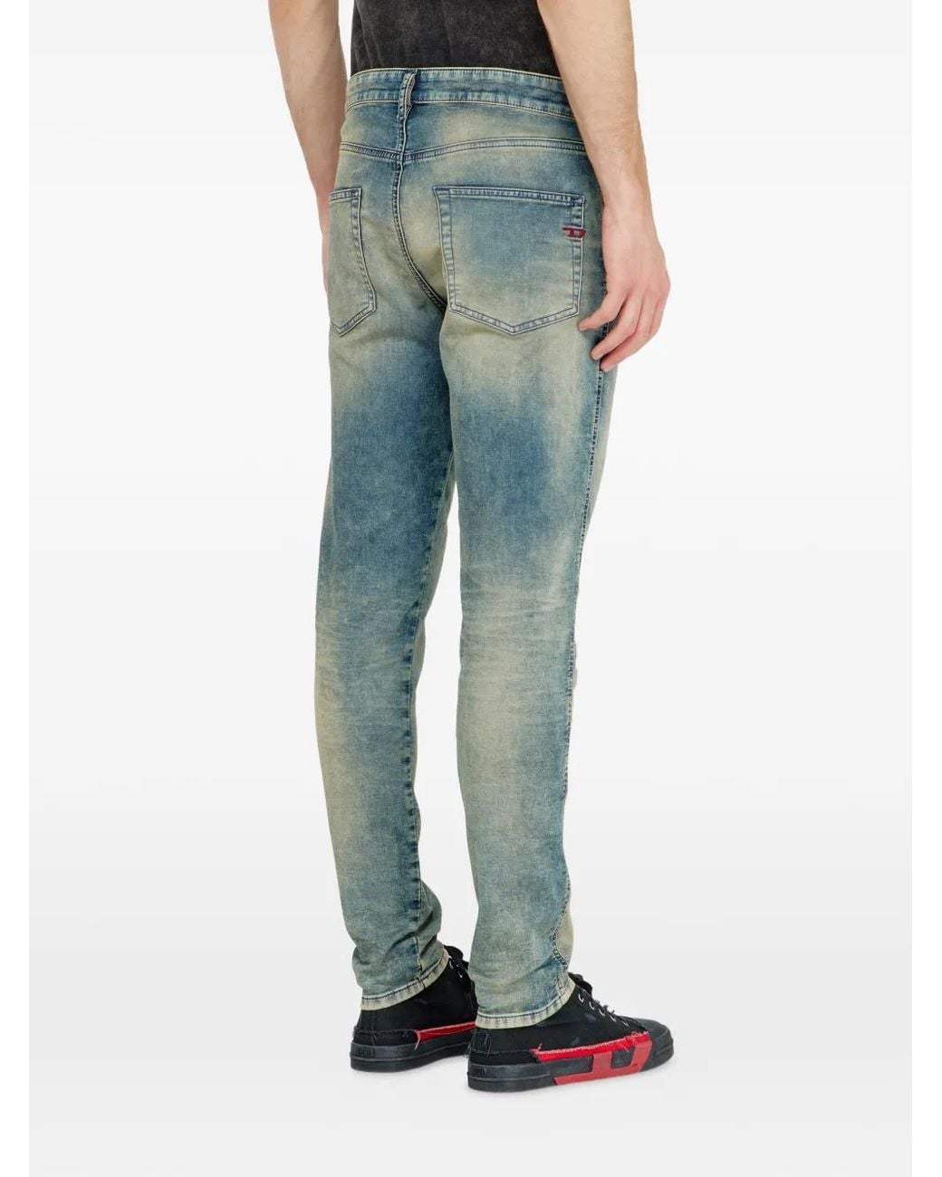 DIESEL Blue Slim Regular Waist 2062 D-Strukt Joggjeans for men