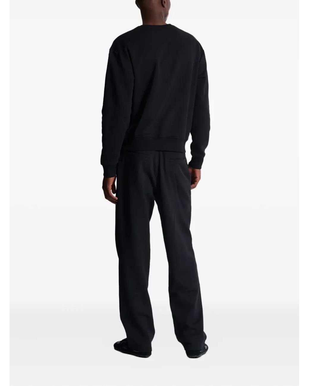 Balmain Black Printed Sweatshirt for men