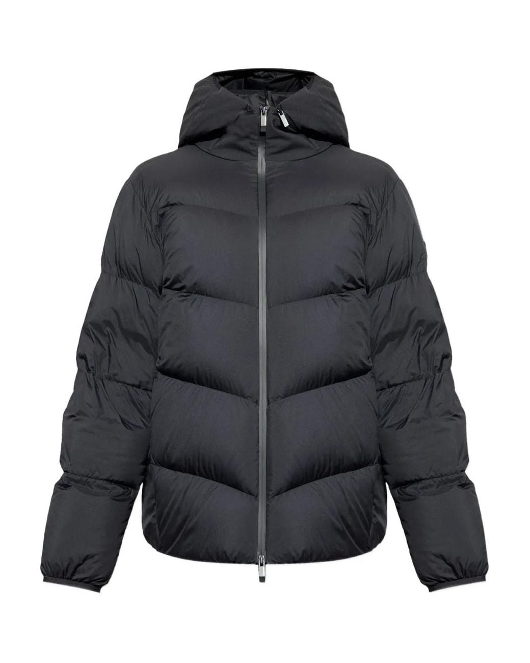 Moncler Forez Donsjack Met Capuchon in het Gray voor heren