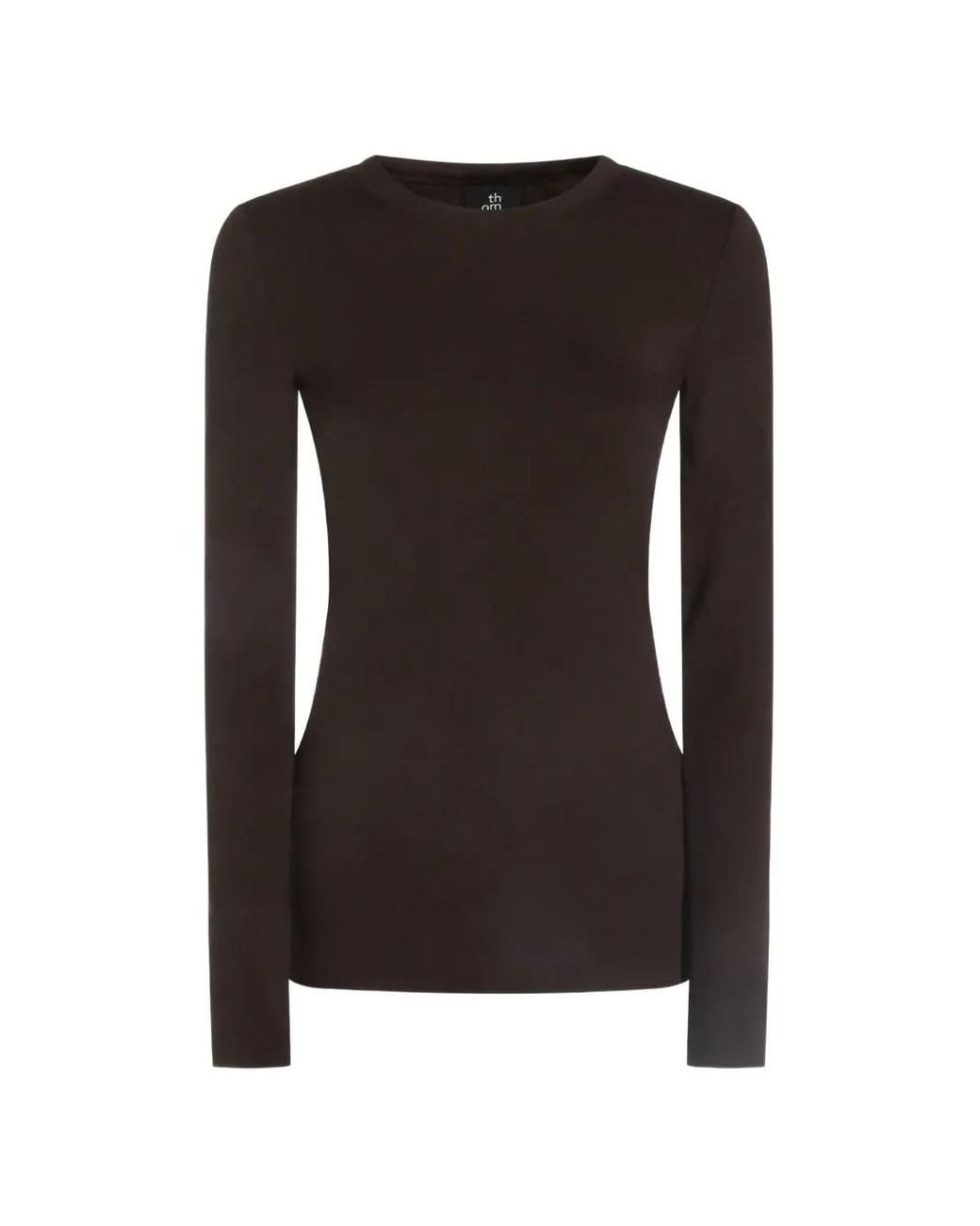 Thom Krom Black Long-Sleeved T-Shirt