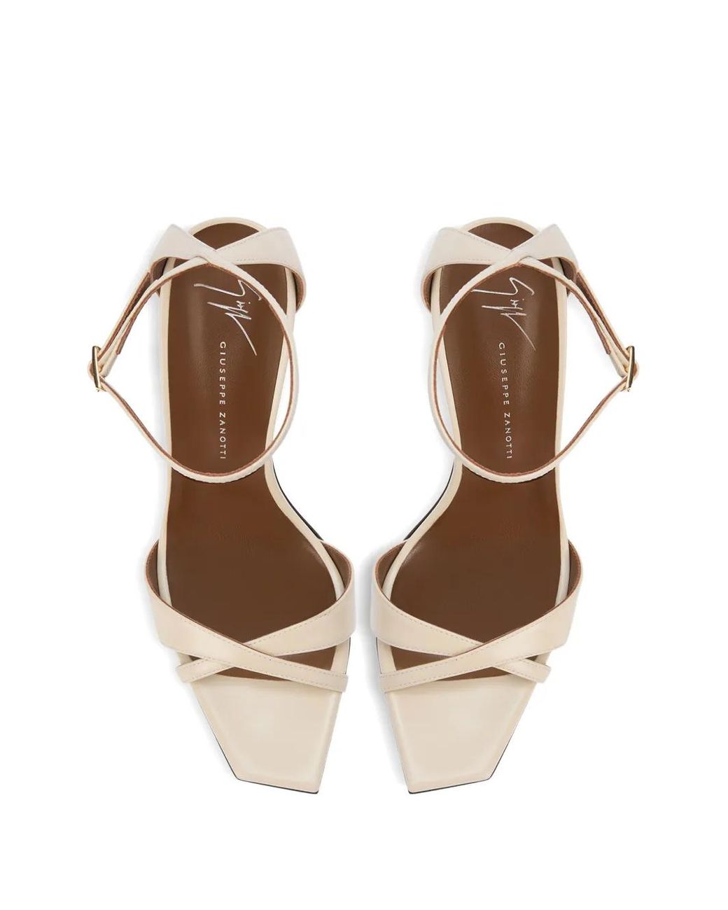 Giuseppe Zanotti Metallic Brivido Cruz 105 Sandals