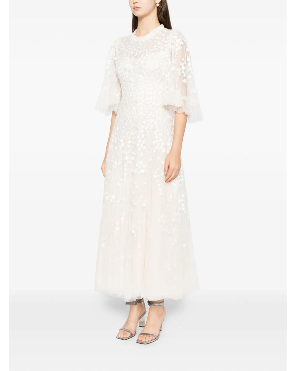 Needle & Thread White Scatter Gown