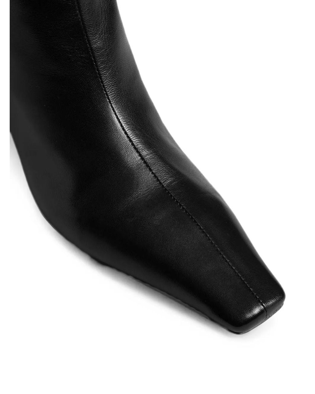 Khaite Black Boots Knee-High Leather