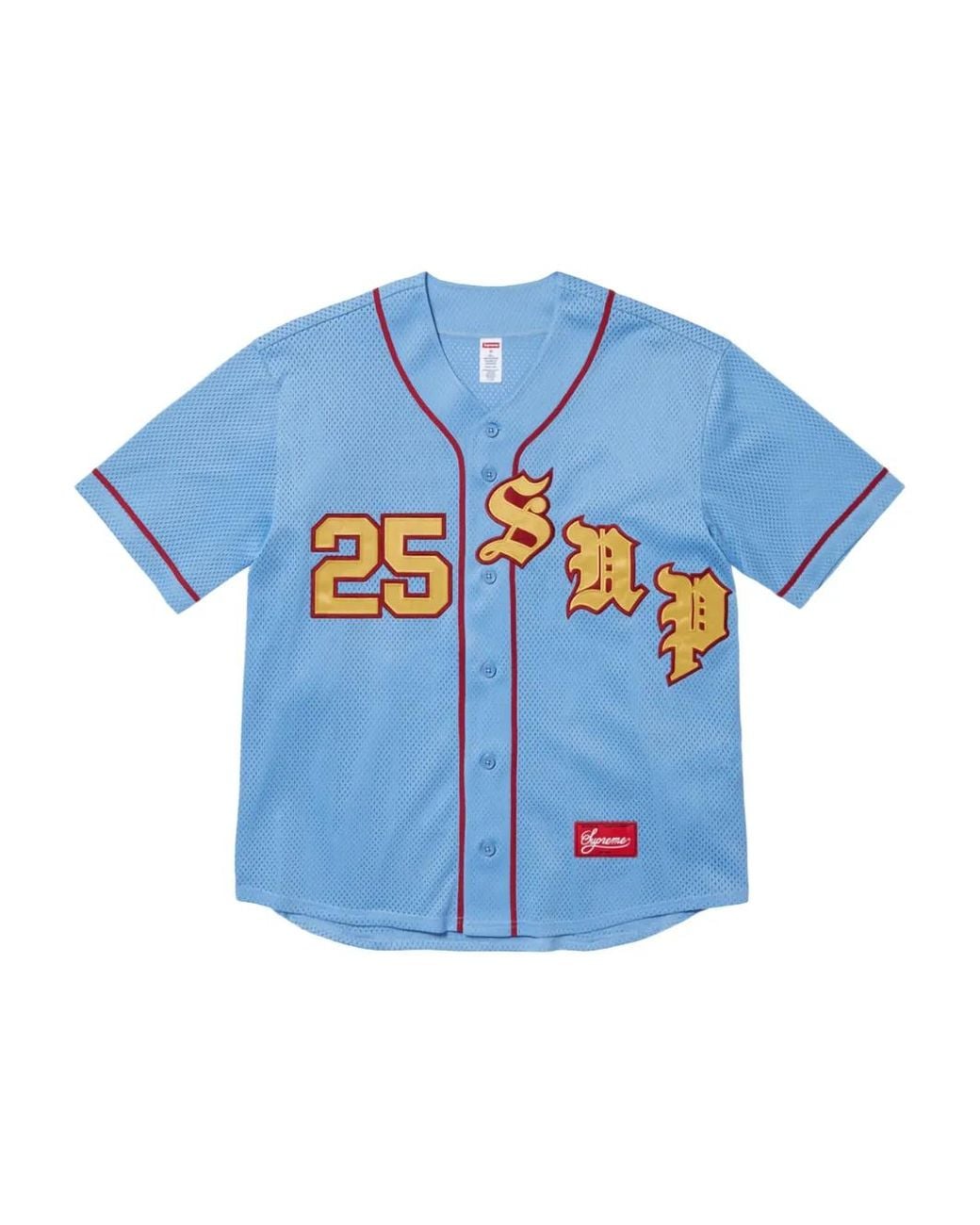 Supreme Blue Old English "Ss 25 for men