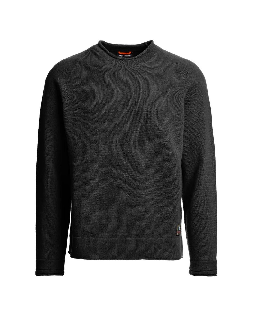 Parajumpers Black Pennock Seamless-Knit Sweater for men
