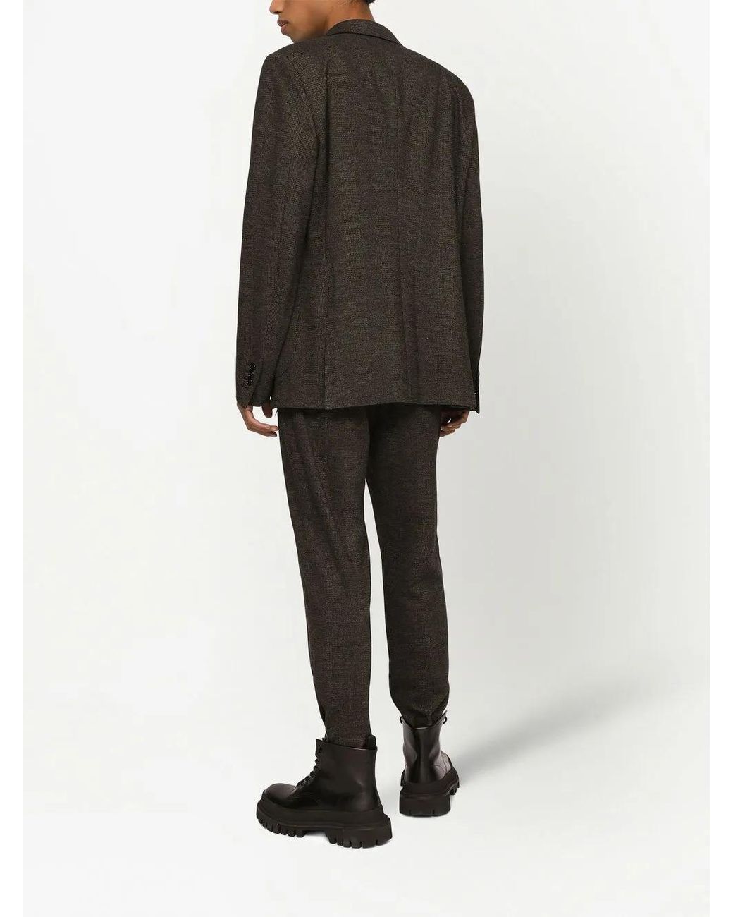 Dolce & Gabbana Geruite Joggingbroek in het Black voor heren