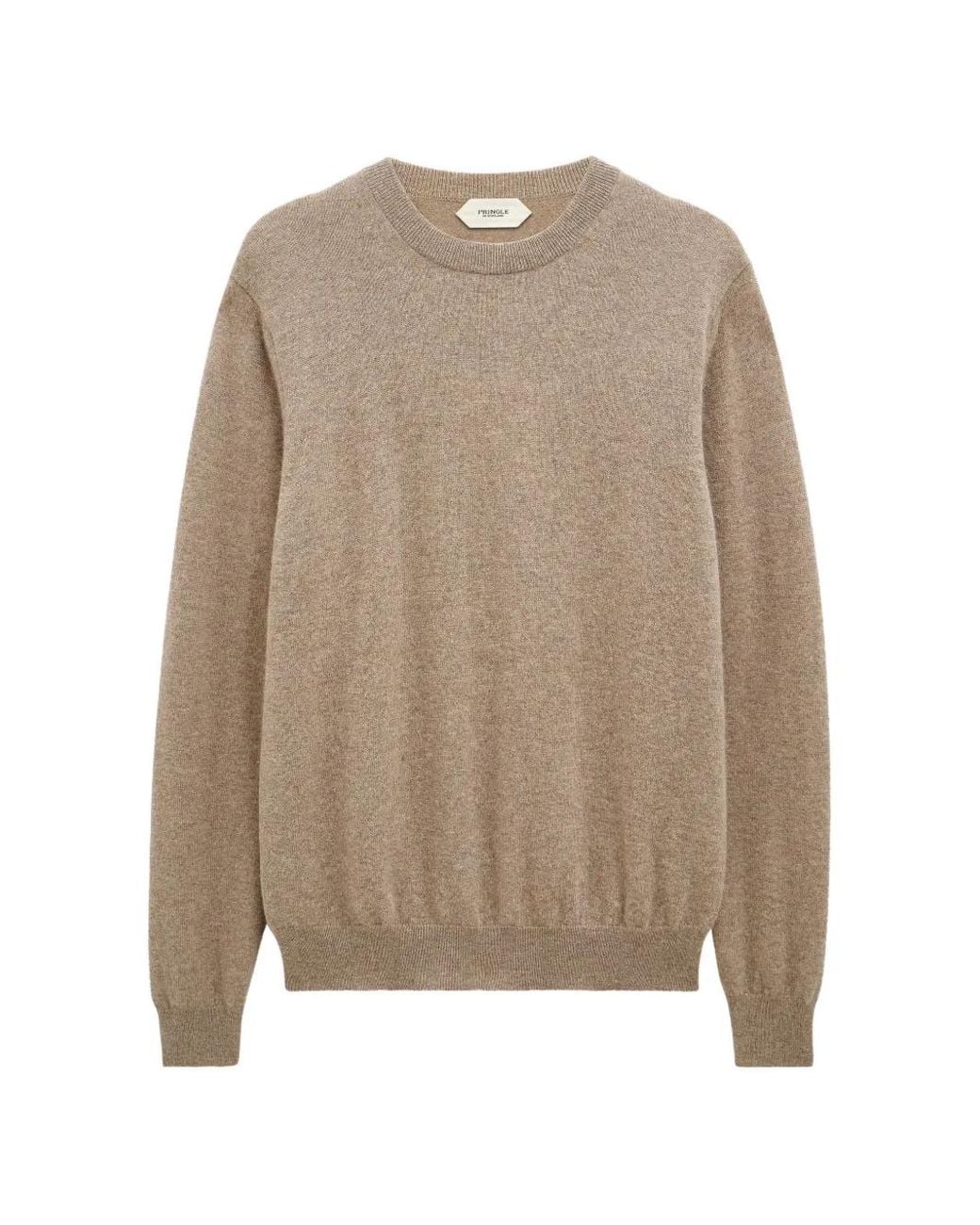 Pringle of Scotland Natural Crew-Neck Cashmere Sweater for men