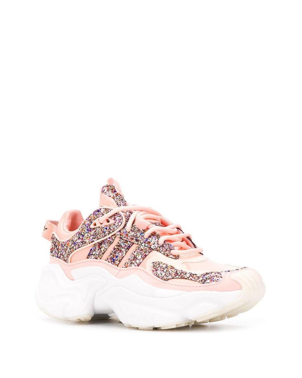 adidas Rubber Glitter Sneakers in Pink | Lyst