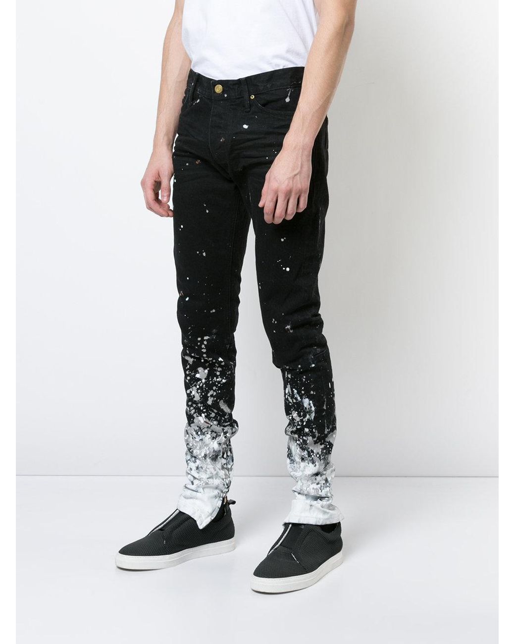 Fear Of Paint Splash Black for Men |