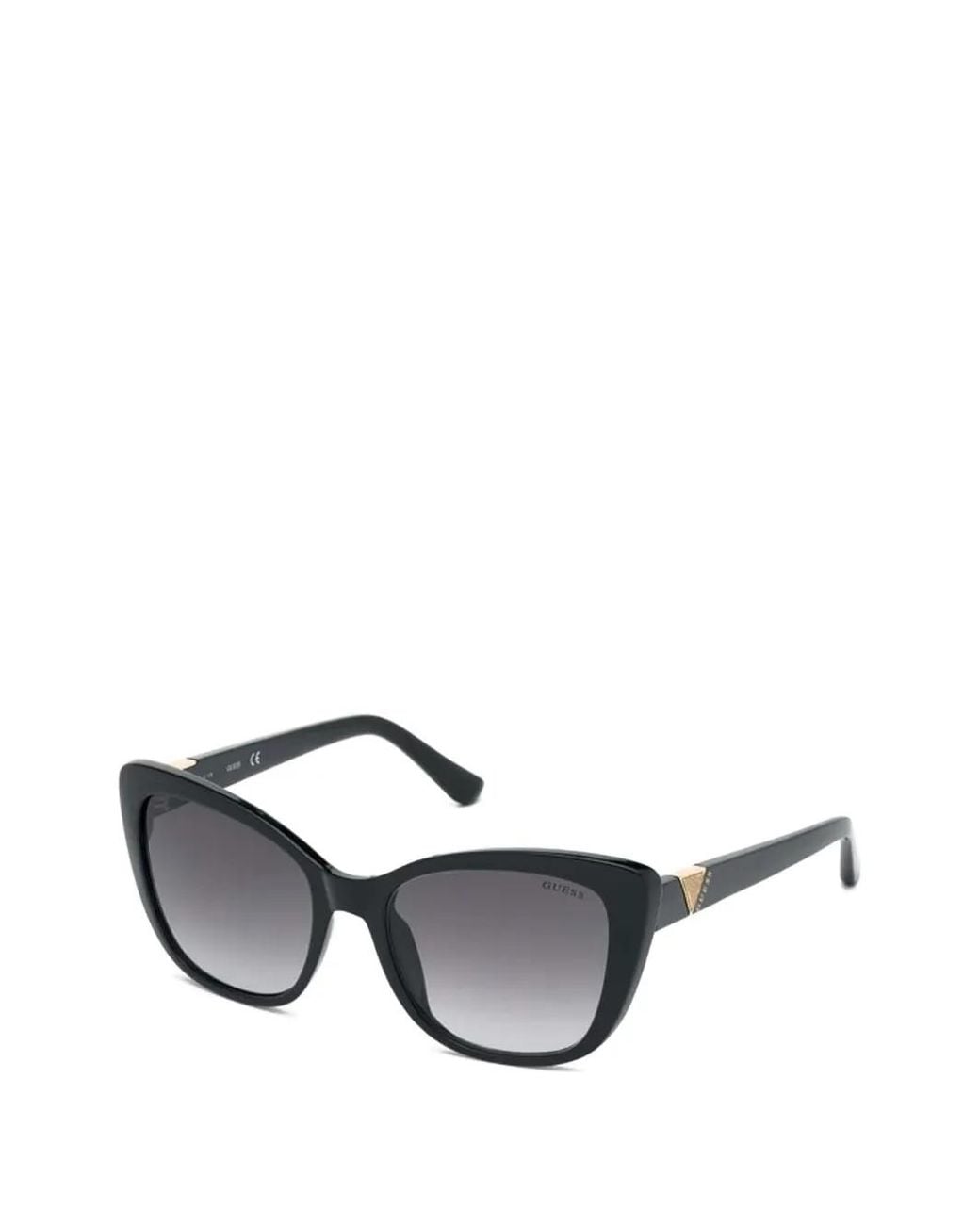 GUESS EYEWEAR Black Cat-Eye Sunglasses