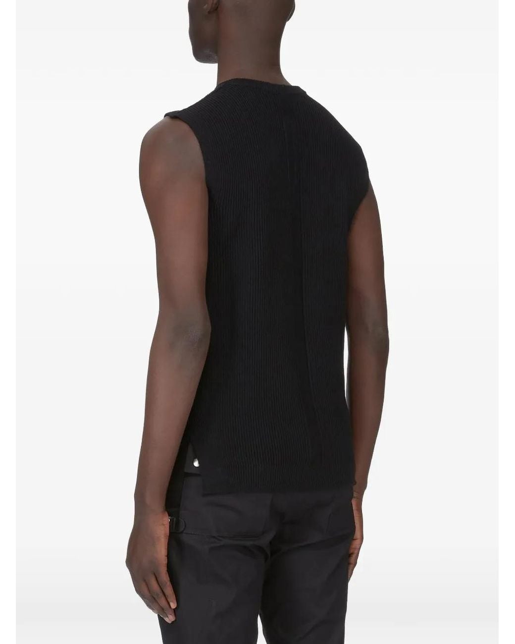 Rick Owens Black Temple Tank for men