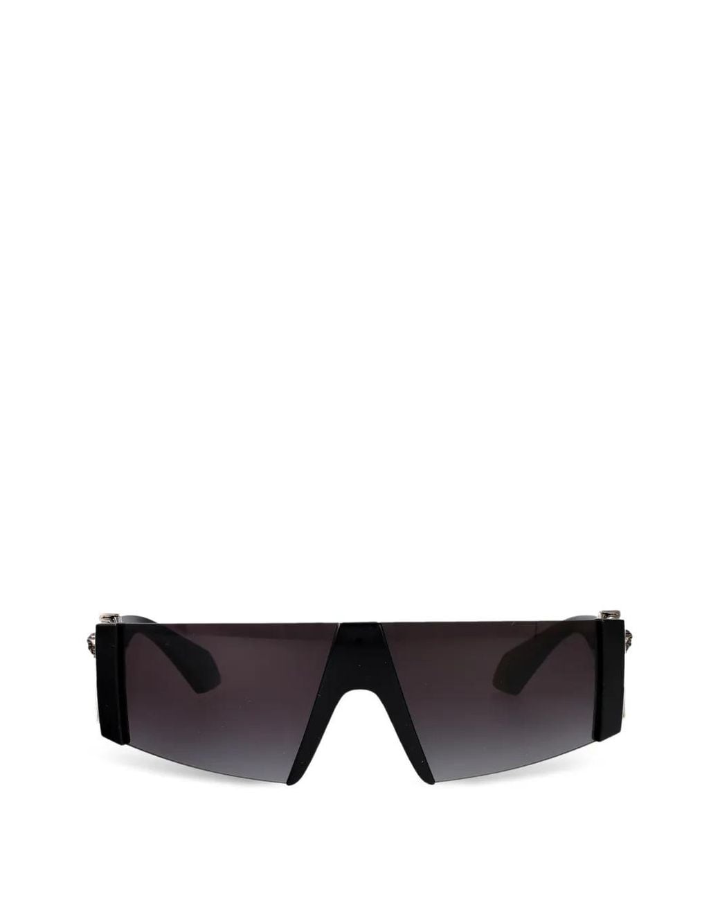 Versace Black Medusa Mask Geometric-Frame Sunglasses