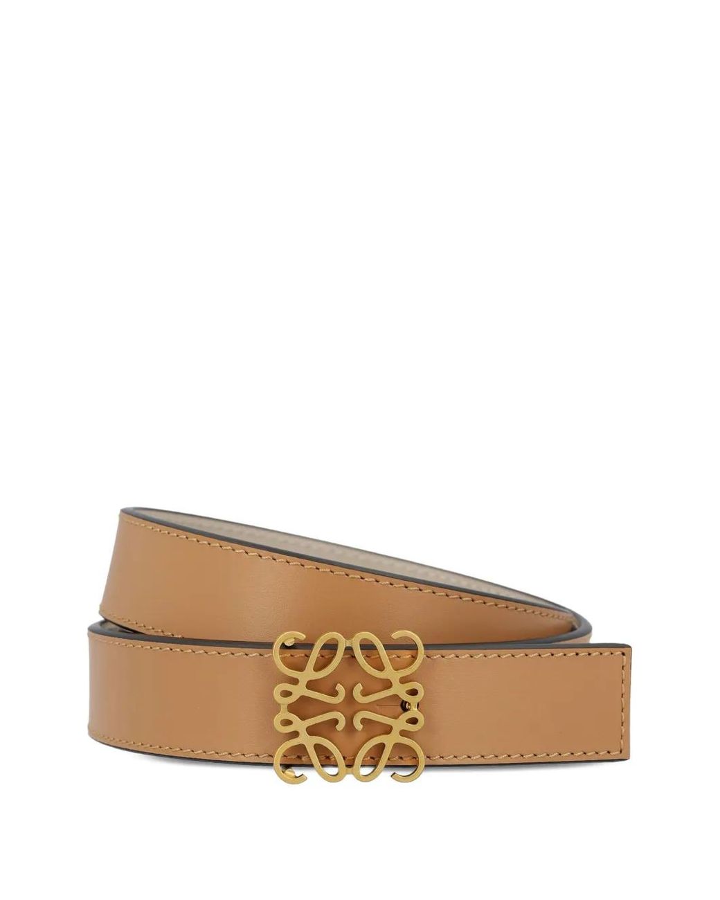 Loewe Natural Reversible Anagram Belt