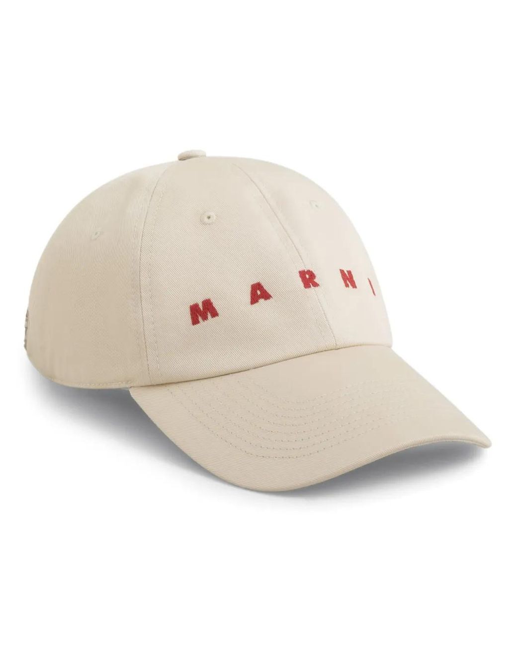 Gorra Con Logo Bordado Marni de hombre de color Natural