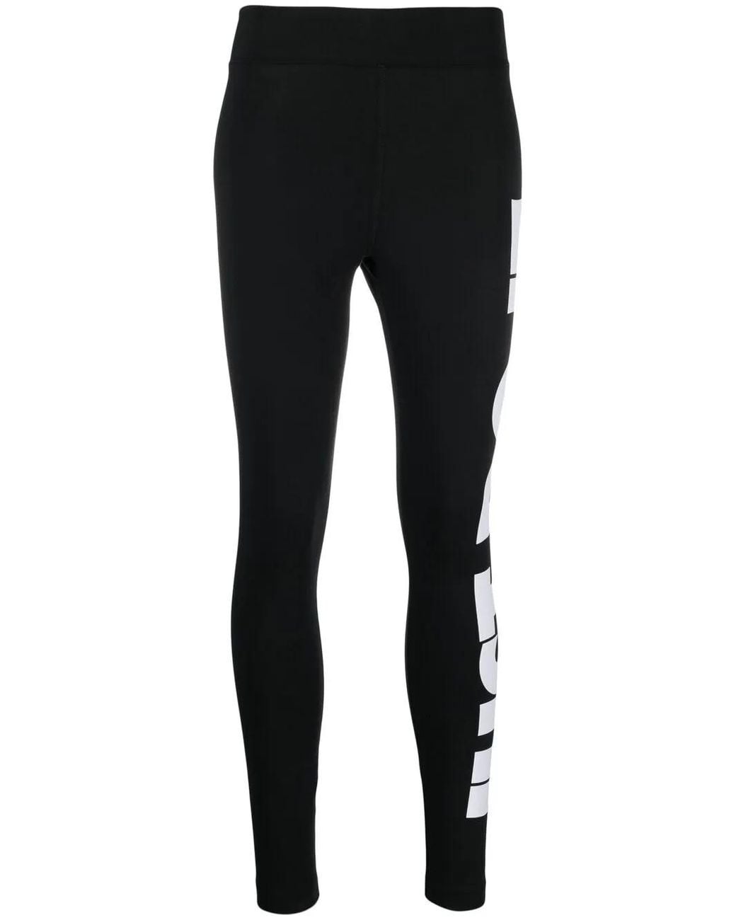 Nike Black High-Rise Slogan Leggings