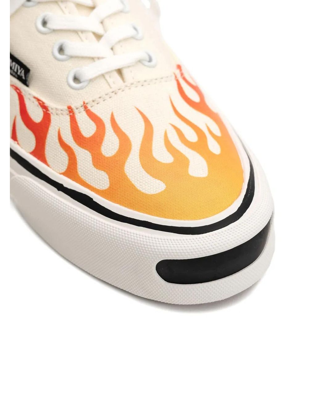 KAMIYA Pink Herc Sneakers Mit Flammenmuster