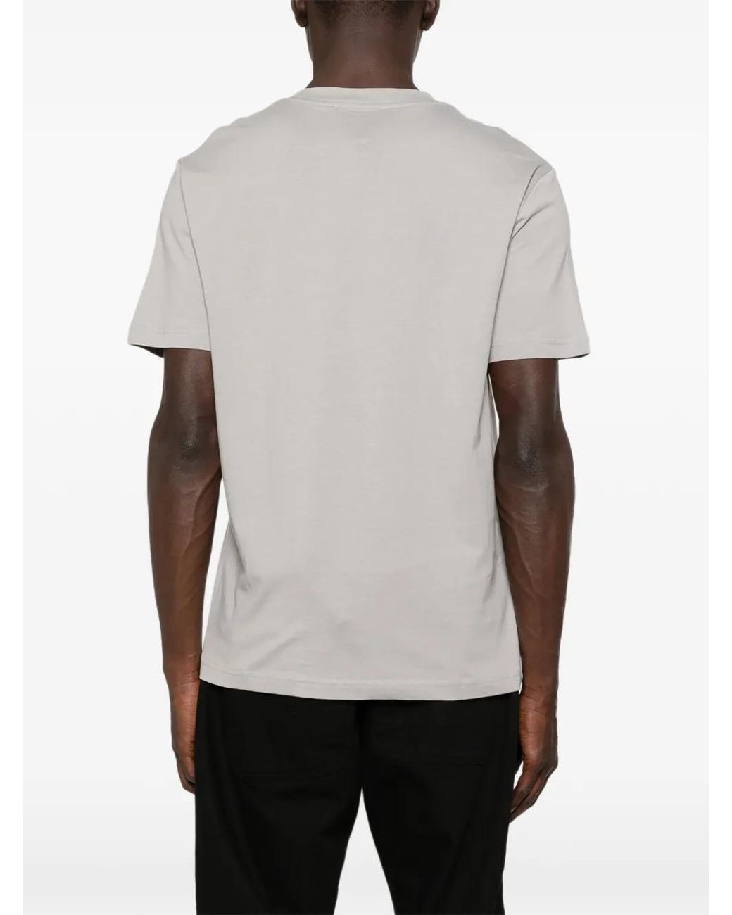 John Richmond White T-Shirt À Patch Logo for men