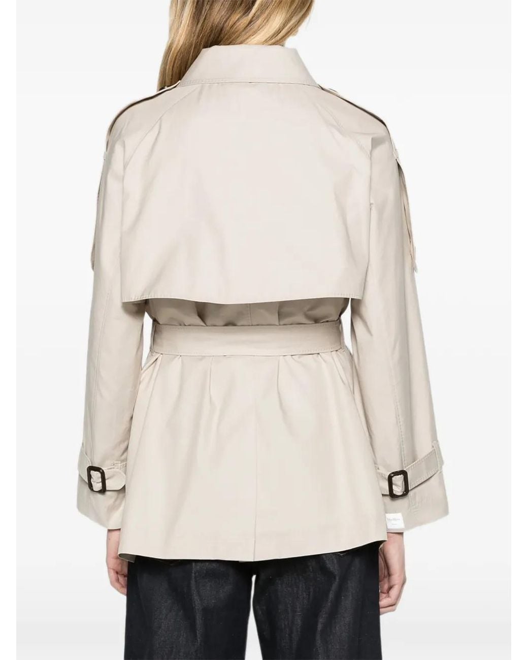 Max Mara Natural Short Trench Coat