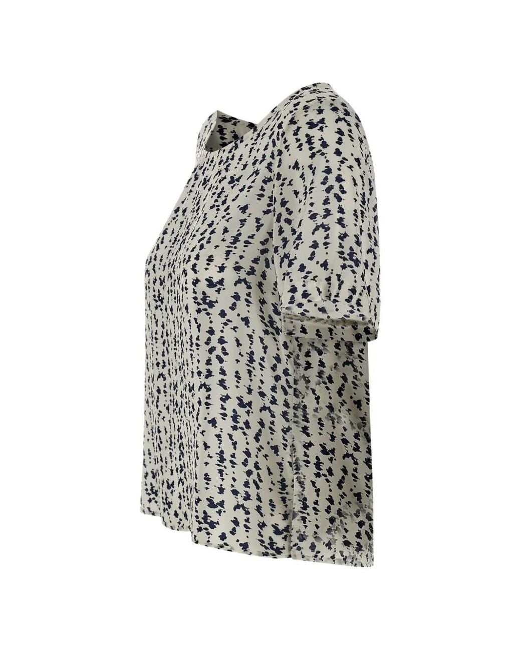 Blouse Imprimée À Encolure Ronde Kaos en coloris White