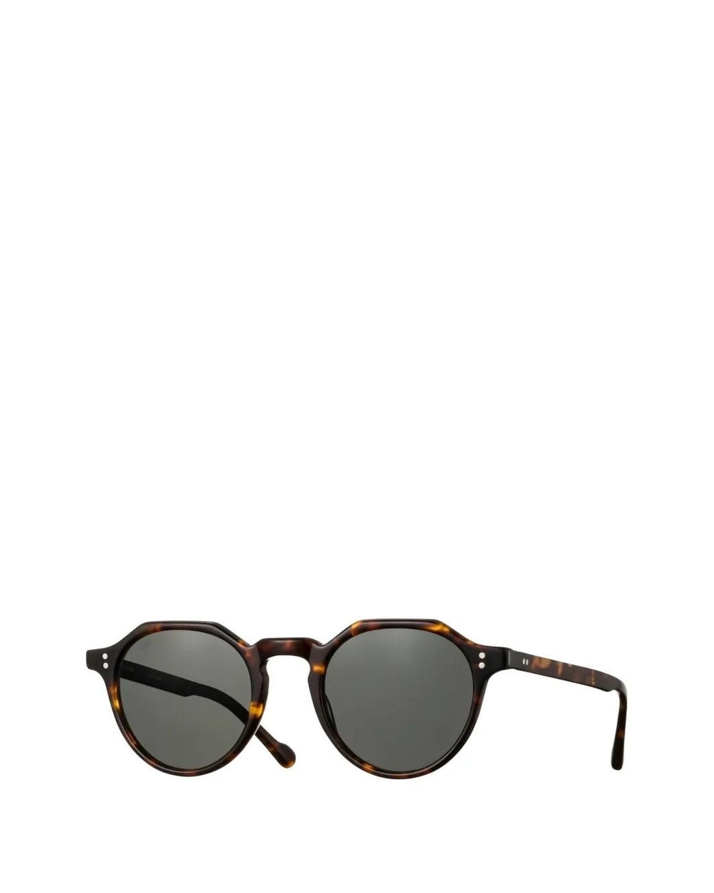 Eyevan Inc. Gray Attache-E2 Geometric-Frame Sunglasses