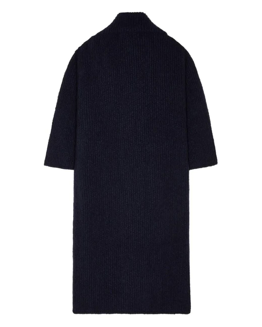 Alanui Blue Finest Ribbed Coat