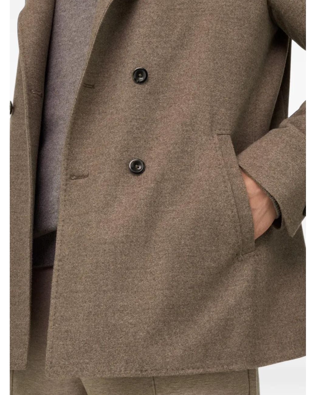 Boggi Gray Double-Breasted Blazer for men