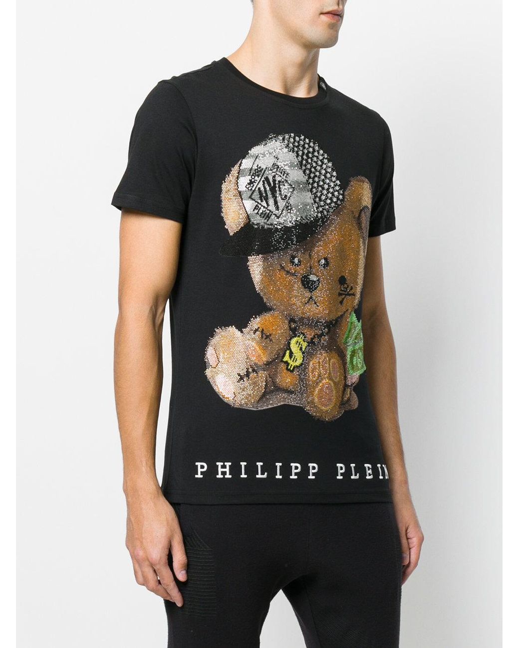 Philipp Plein teddy bear-print T-shirt - ShopStyle