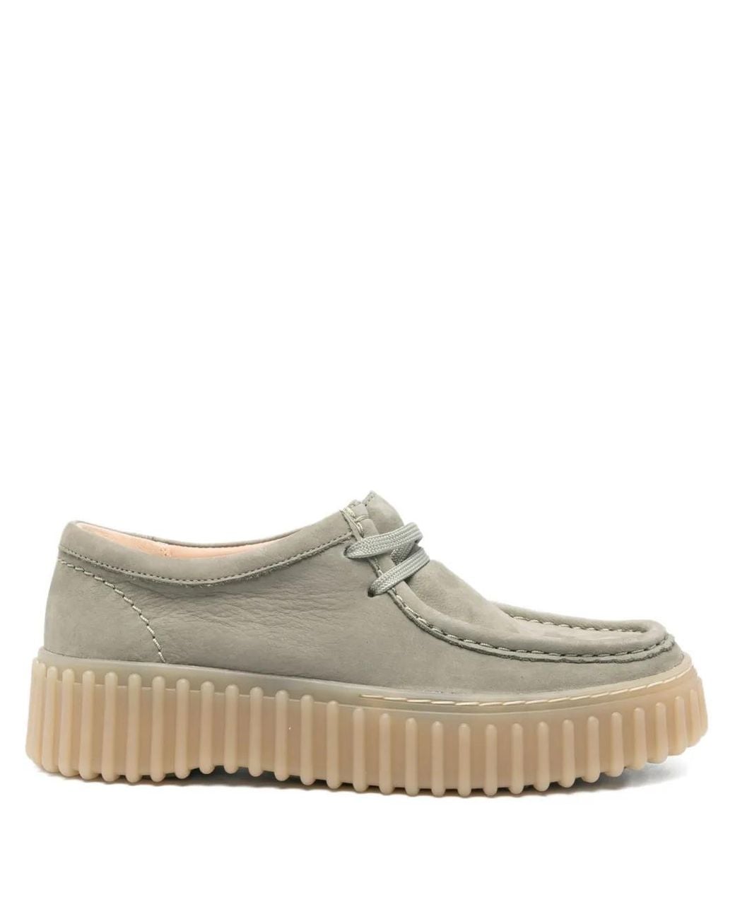 Clarks Gray Torhill Derby Shoes