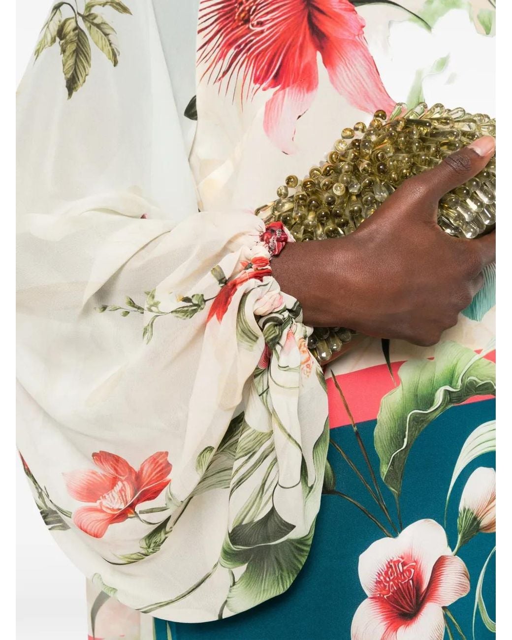 F.R.S For Restless Sleepers White Floral-Print Blouse