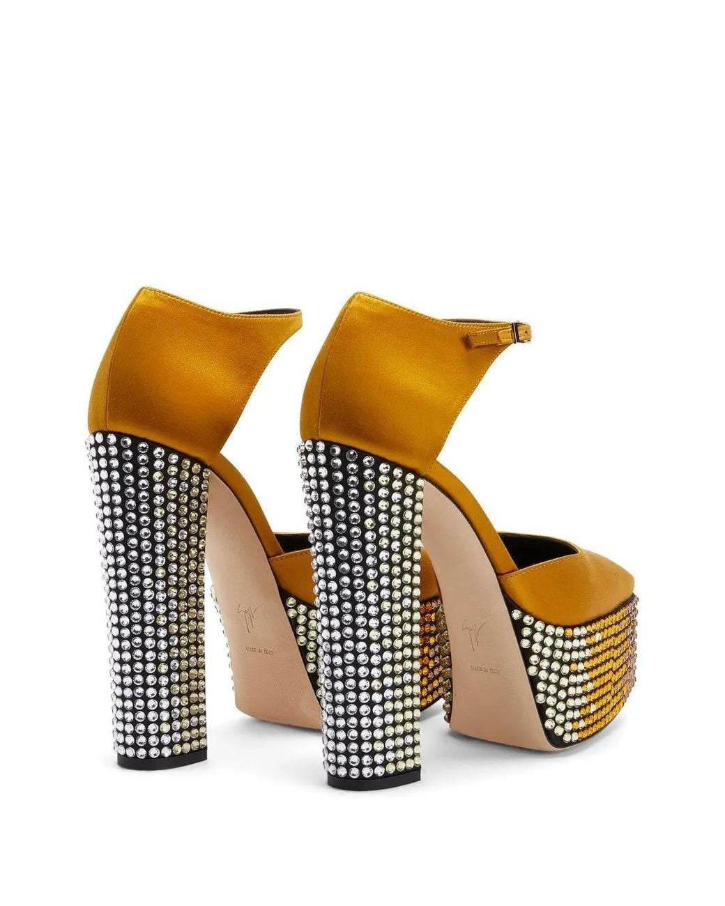 Giuseppe Zanotti Metallic Bebe Strass