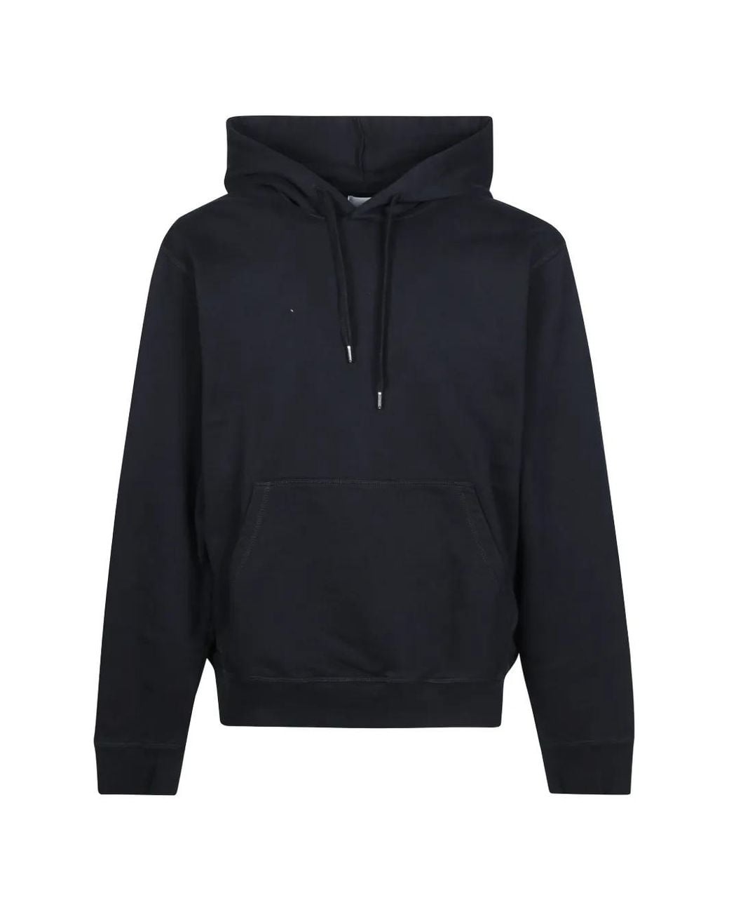 Arte' Blue Disposable Graphic-Print Hoodie for men