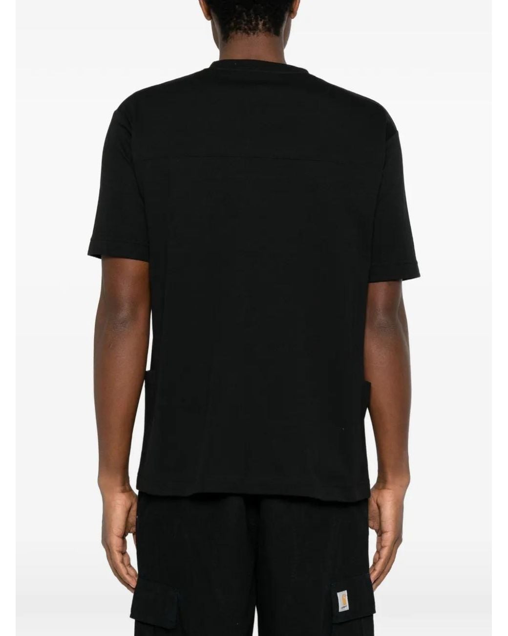 Snow Peak Black Logo-Print Short-Sleeve T-Shirt