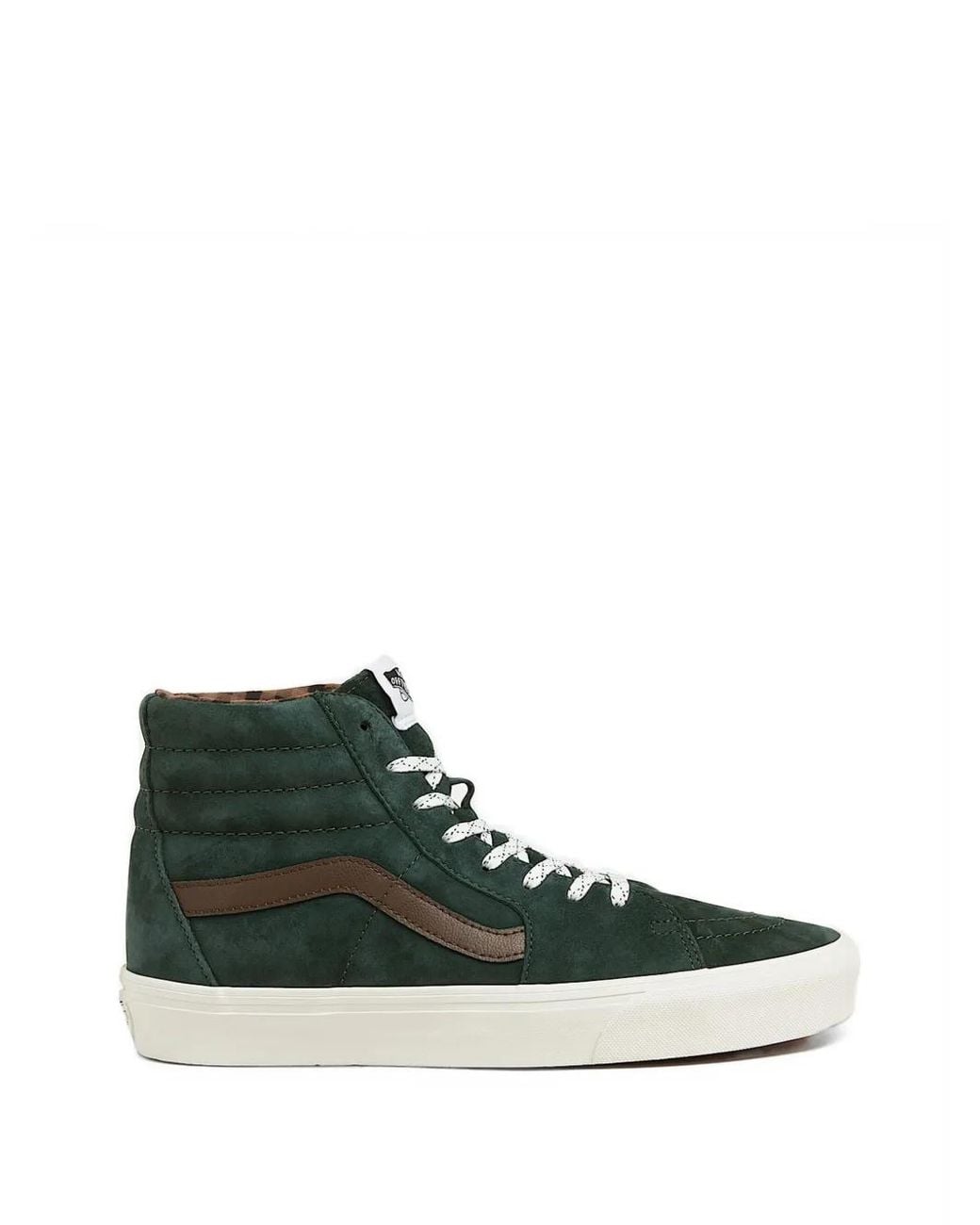Vans Green Sk8-Hi Pig Suede Sneakers for men