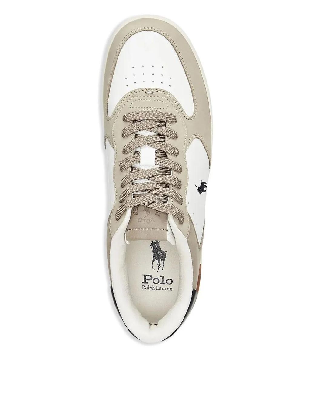 Polo Ralph Lauren White Masters Court Sneakers for men